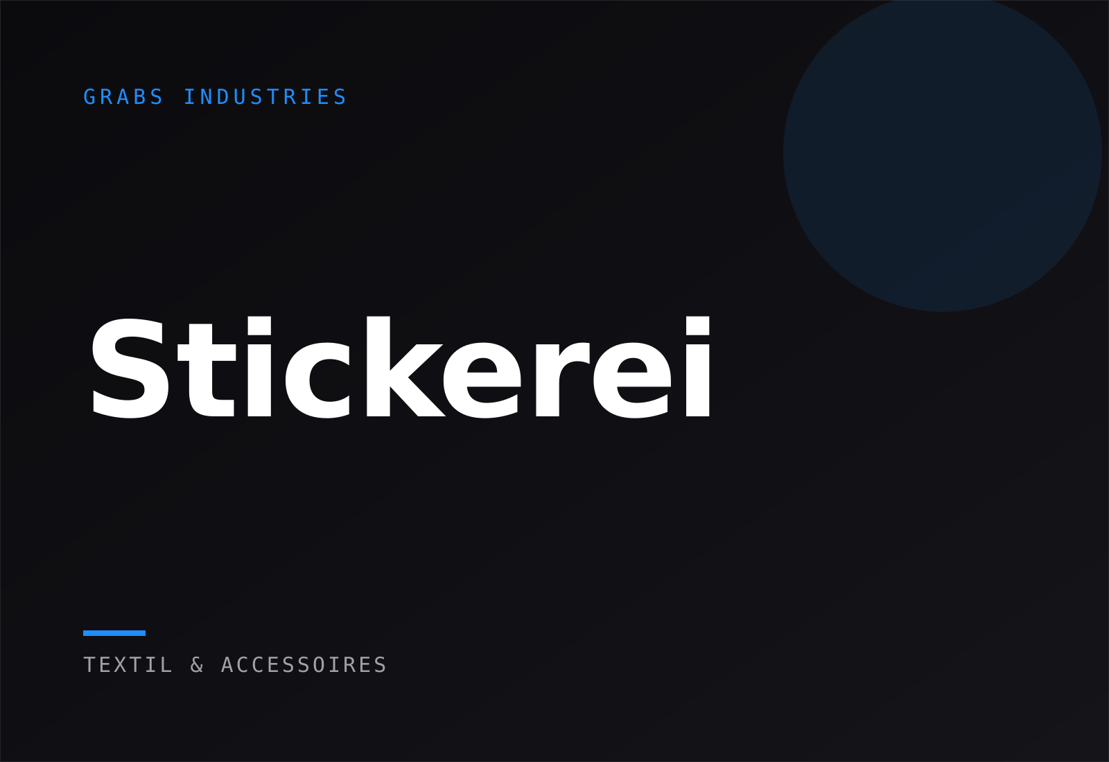 Stickerei