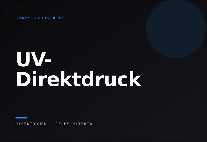 UV-Direktdruck